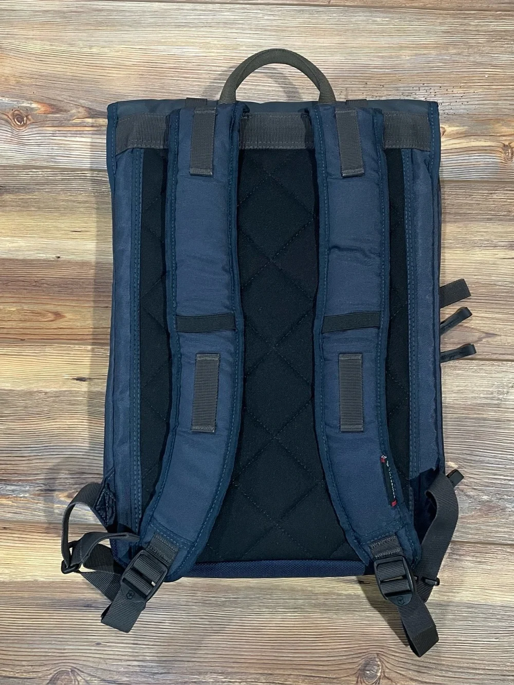 Victorinox ALTMONT Swiss Deluxe Laptop Backpack Padded Navy FlipTop Expandable